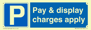 Pay & display charges apply